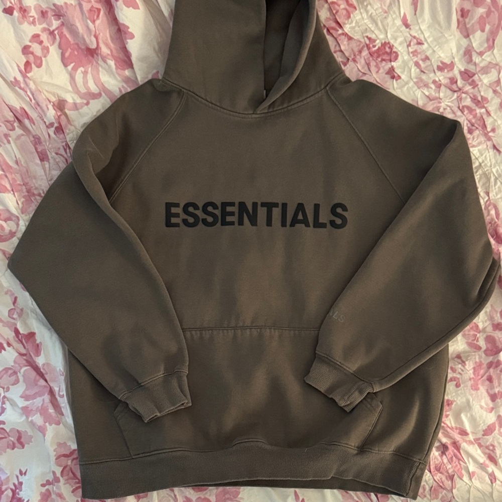 Essentials Dark Grey Hoodie